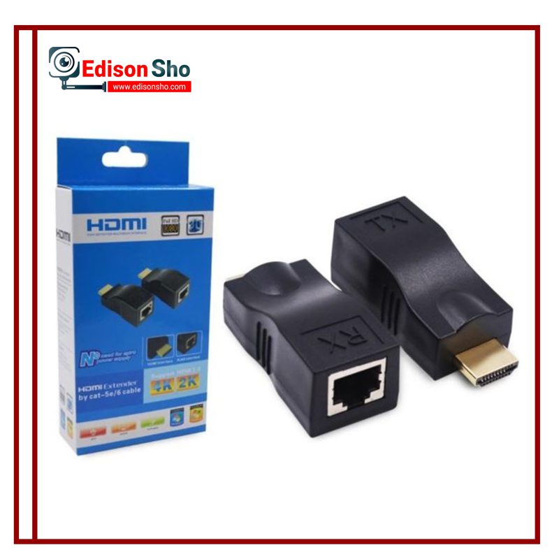 مبدل 30متری افزایش طول تحت شبکه HDMI اکستندر EXTENDER